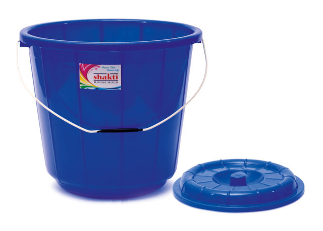 Shakti 13 litre bucket with lid